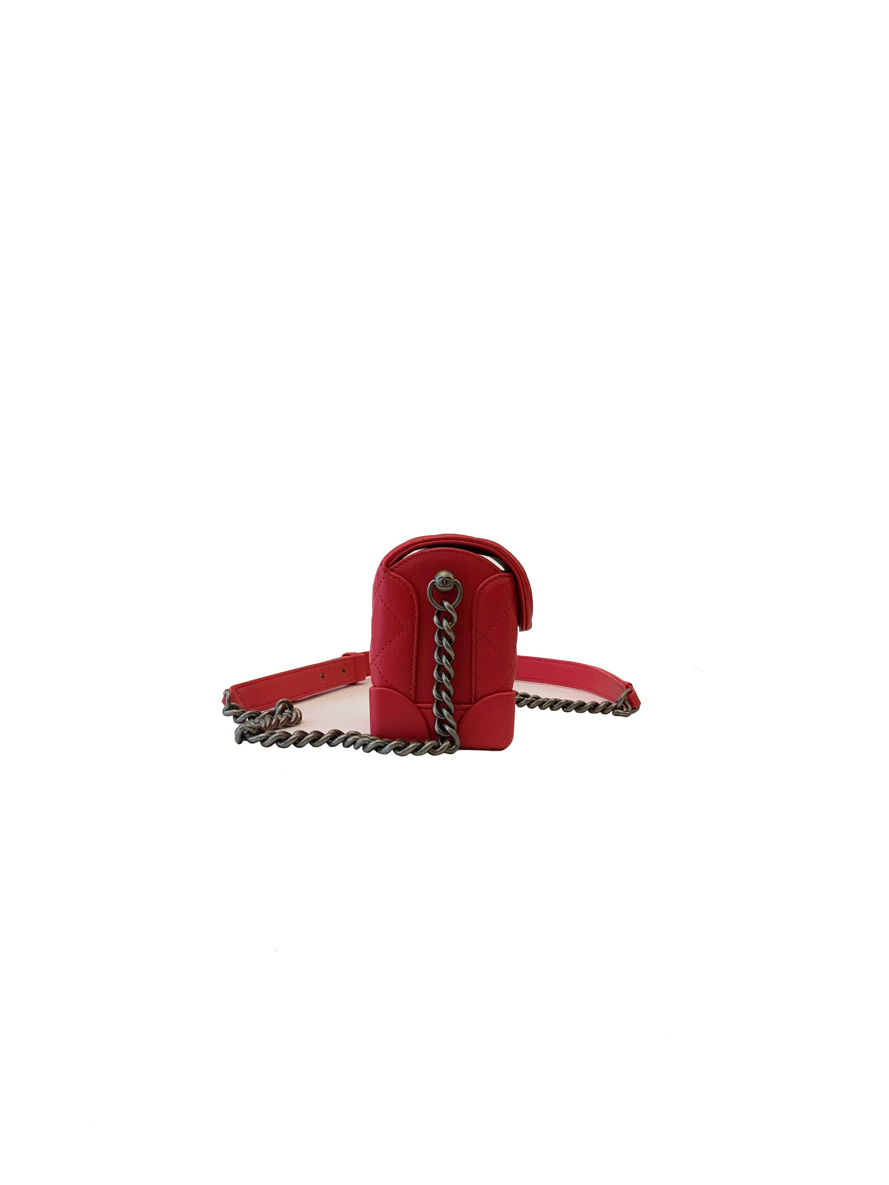 Women's or Men's Chanel Trunk-Like Mini Shoulder Bag
