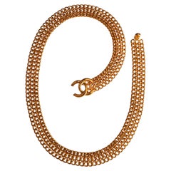 Chanel turnlock belt by Karl Lagerfeld Summer 1997