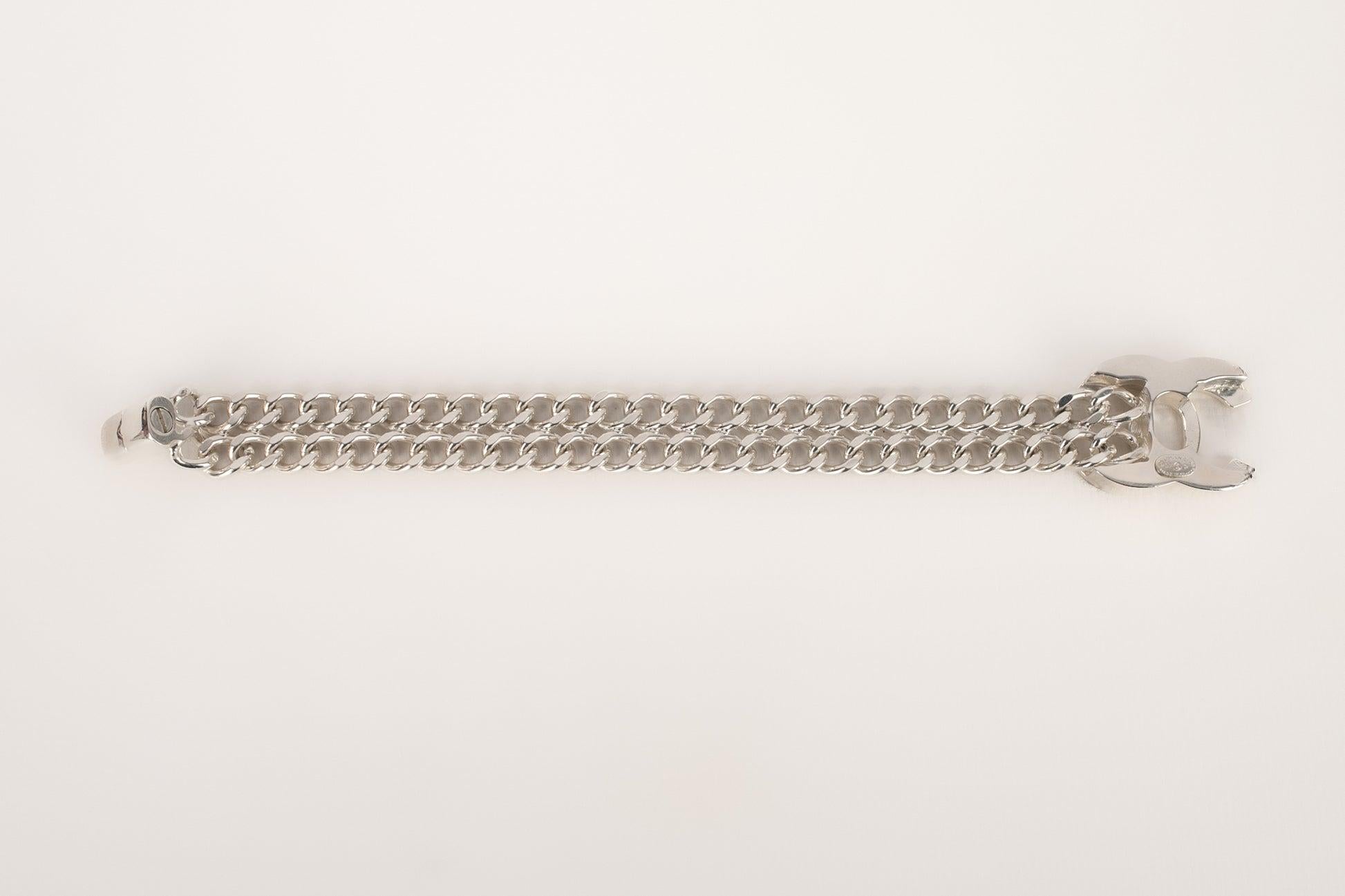 Women's Chanel Turnlock Bracelet, 1997 For Sale