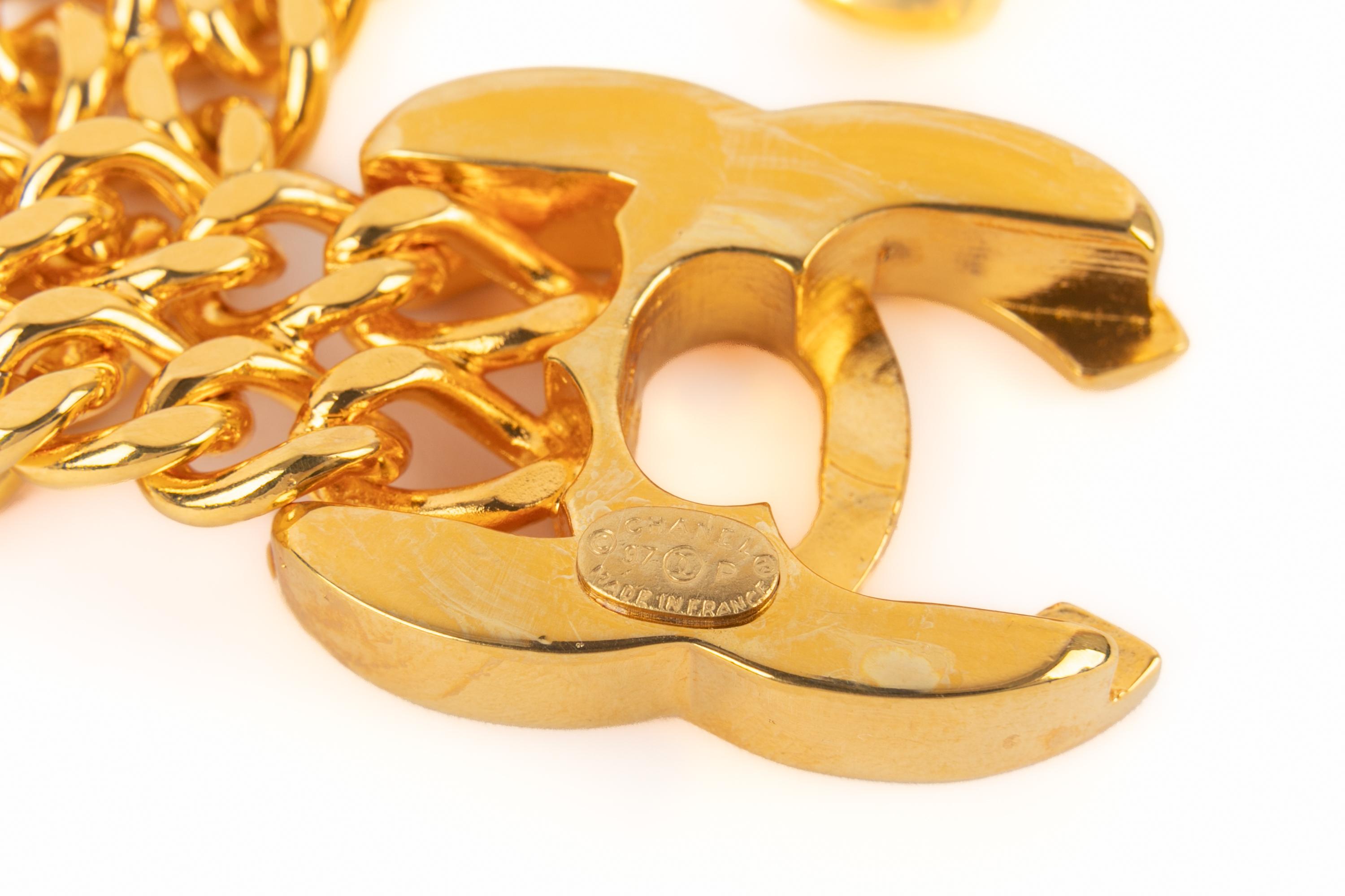 Chanel pulsera de cierre giratorio 1997 en venta 4