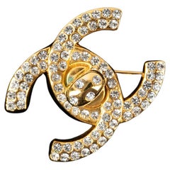 Chanel turnlock brooch