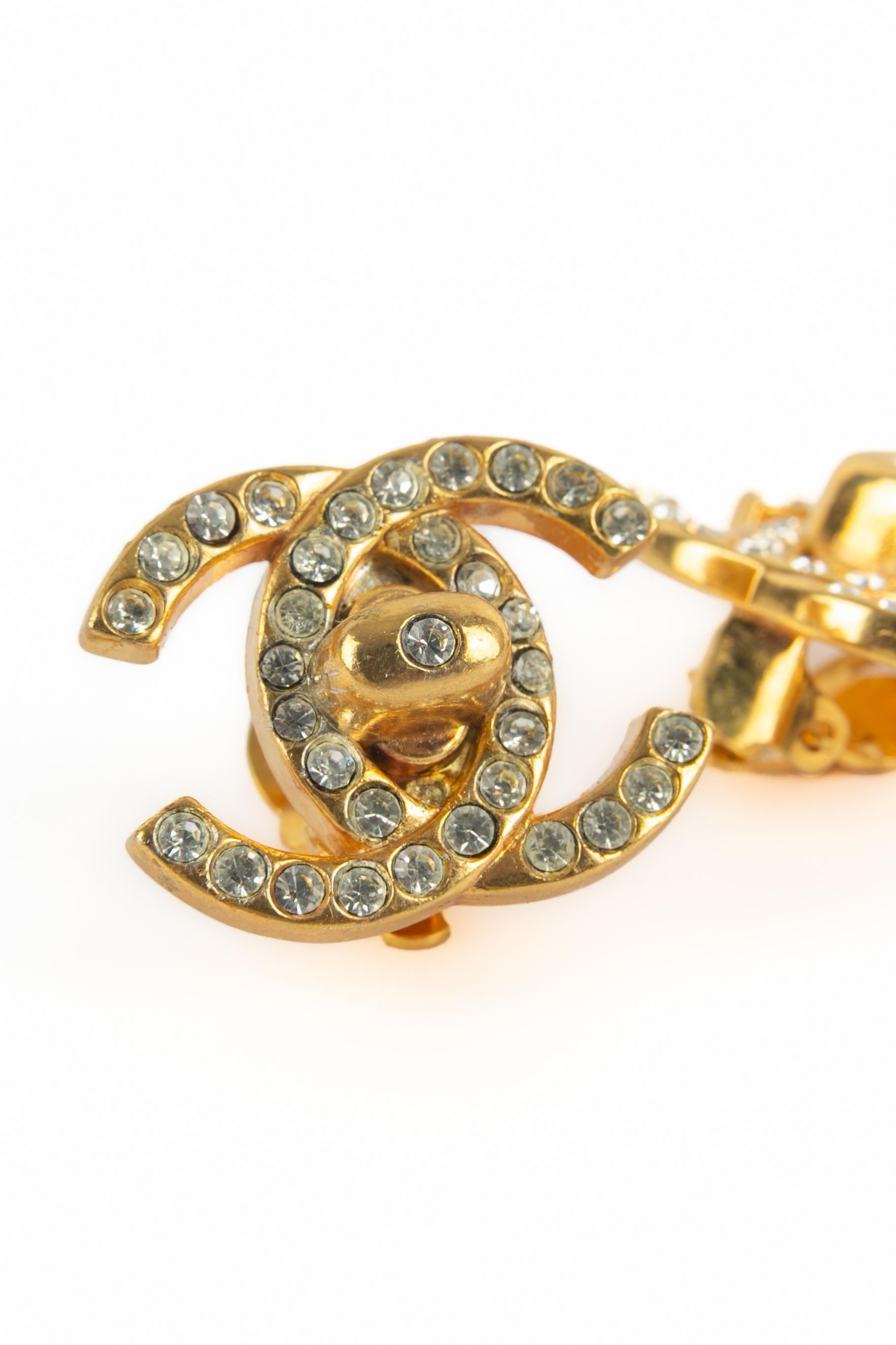 Chanel, boucles d'oreilles tourbillon 1998 en vente 1