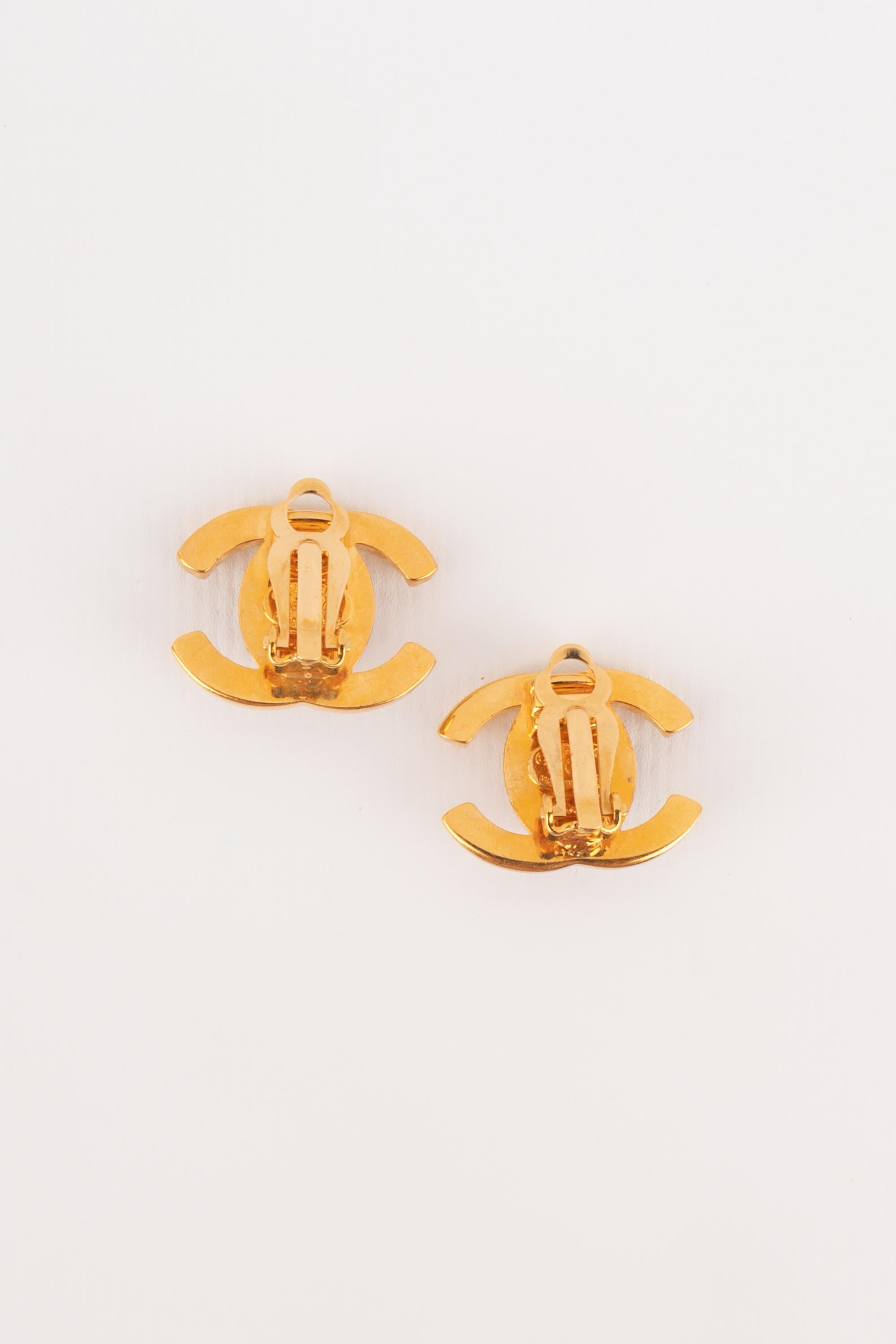 Chanel turnlock earrings 1
