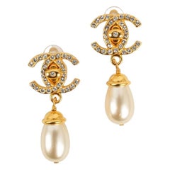 Chanel turnlock earrings