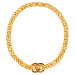 Chanel turnlock necklace 1995