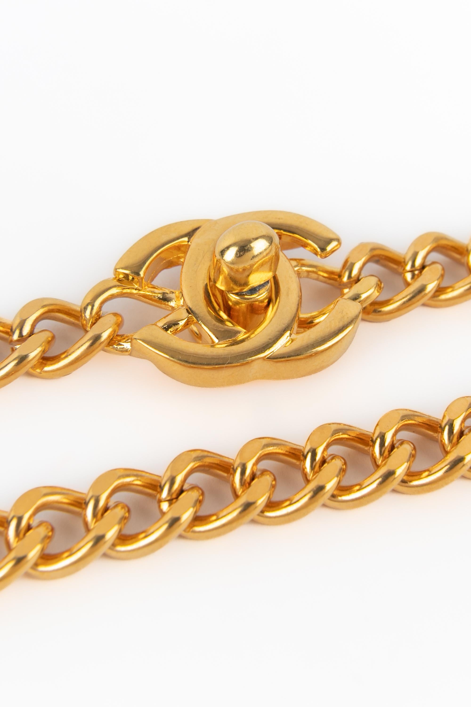 Chanel turnlock necklace 1996 1