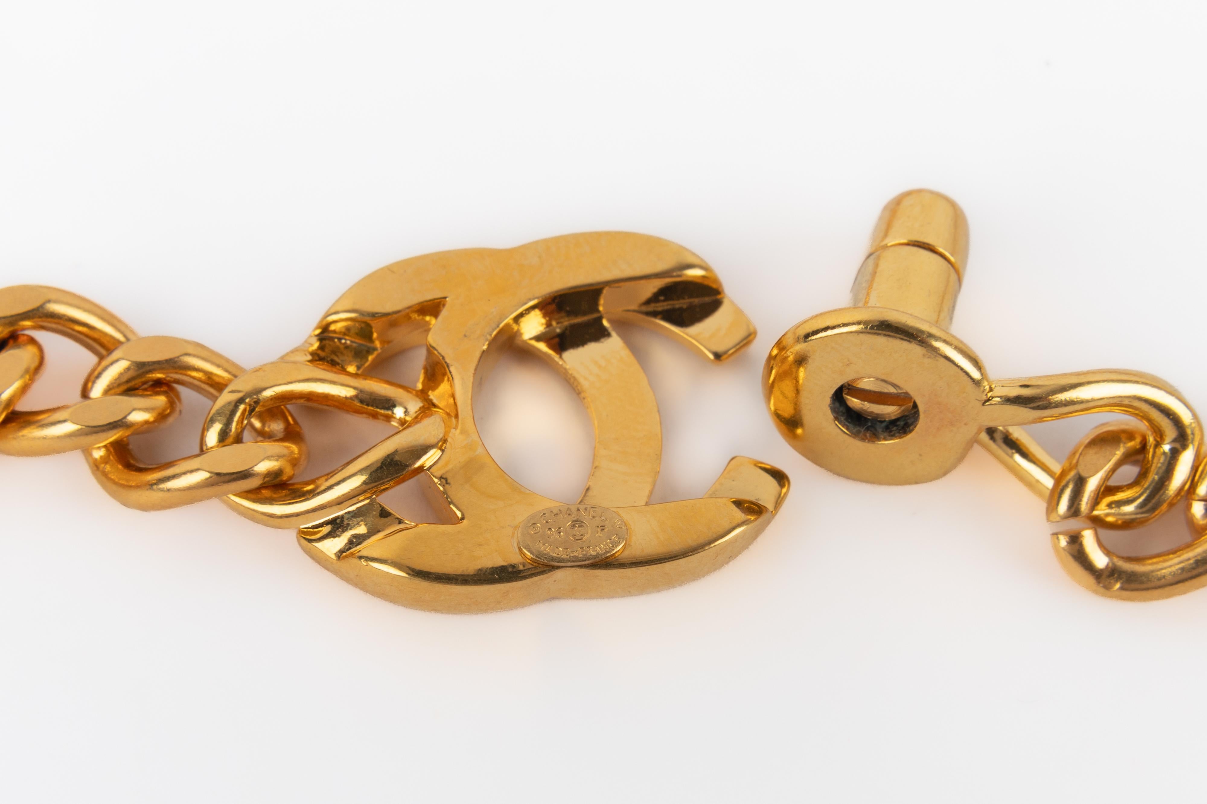 Chanel turnlock necklace 1996 2