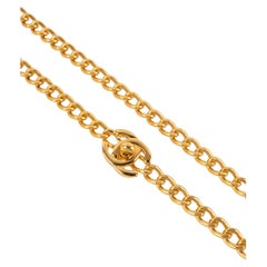 Chanel turnlock necklace 1996