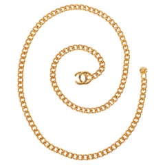 Chanel turnlock necklace 1996