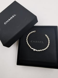 Chanel Turnlock Rhinestone CC Cuff Bangle Bracelet 2022
