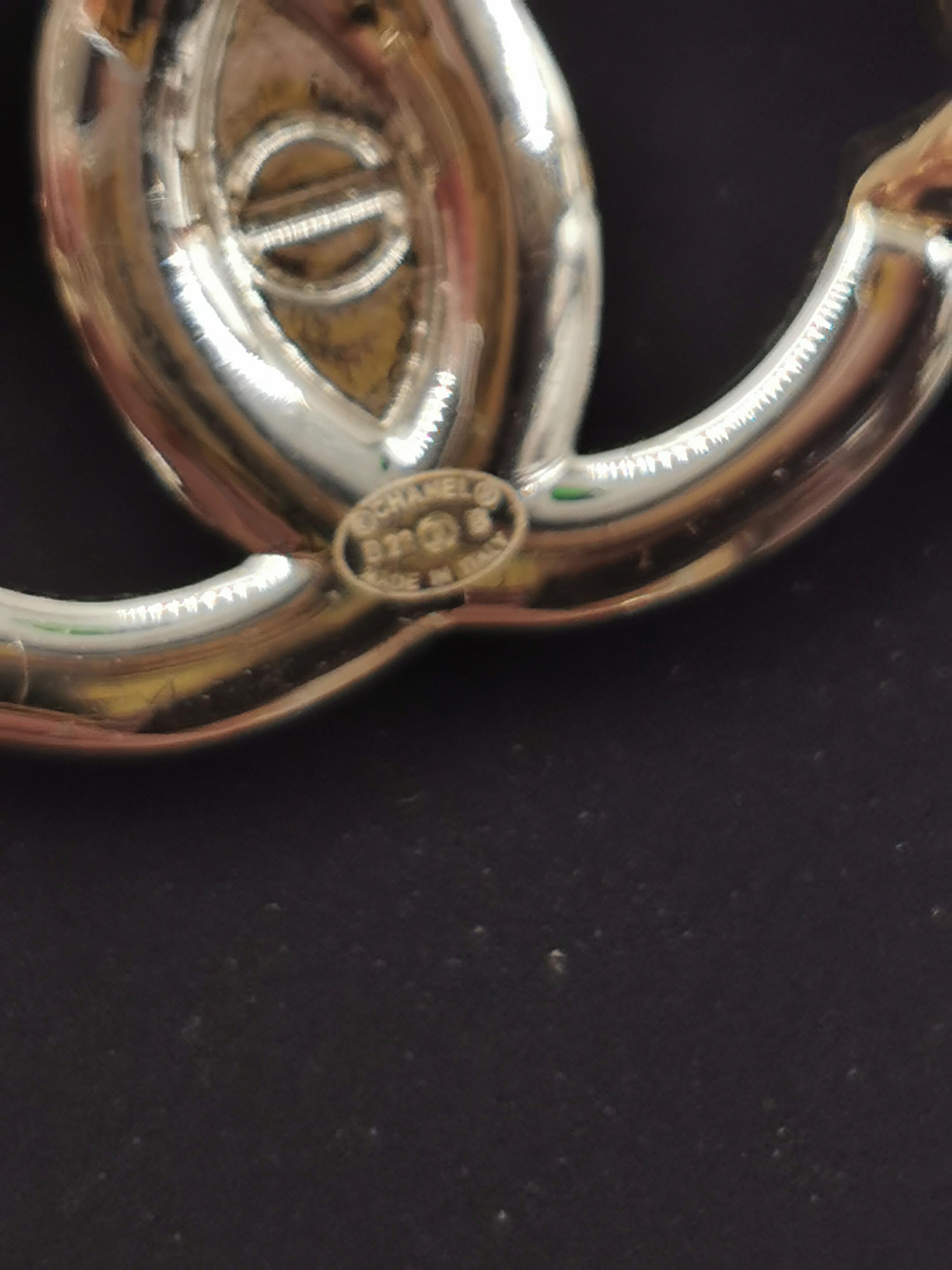 Etruscan Revival Chanel Turnlock Rhinestone CC Cuff Bangle Bracelet 2022