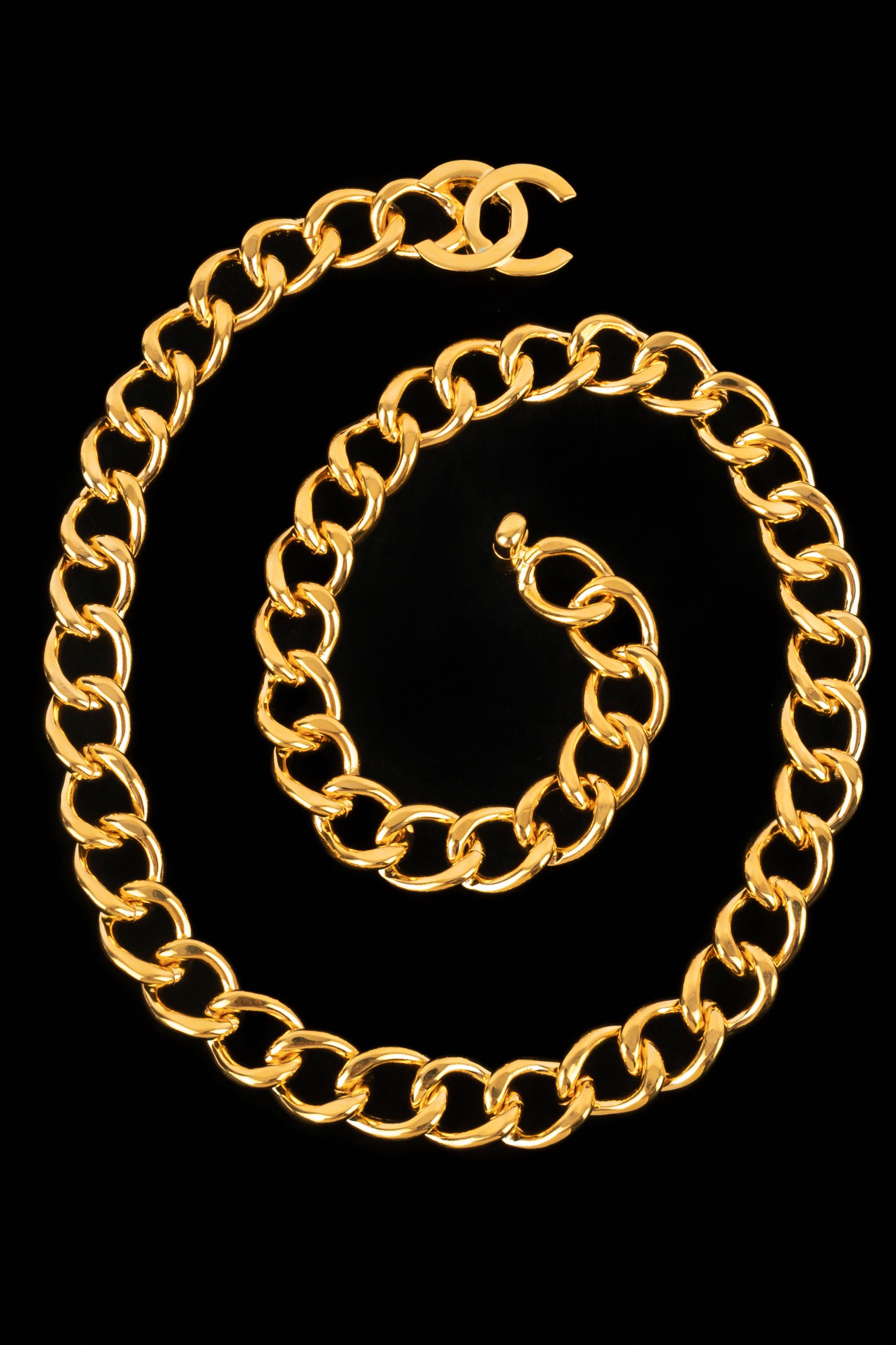 Chanel Turnstile Belt Autumn 1996 For Sale