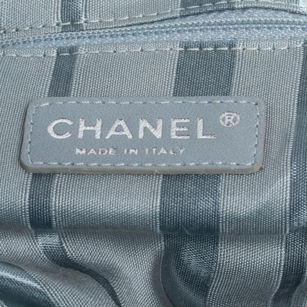 Chanel Turquoise Leather Disc Bon Bon Bag 4