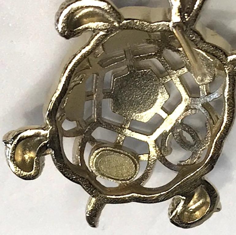 Chanel Turtle Earrings, 2019 Cruise Collection 2