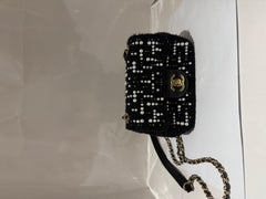 Chanel Tweed and Pearl Mini Flap Bag