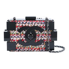 Chanel - Sac à bandoulière Lego en tweed et plexiglas