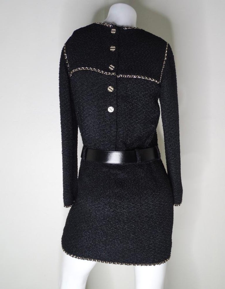 CHANEL 25S BEADED TWEED DRESS SET 307 Chanel Sequined Tweed Dress - Blue  Dresses, Clothing - CHA153238 | The ...