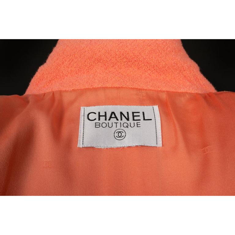 Chanel Tweed Blended Wool Jacket For Sale 1
