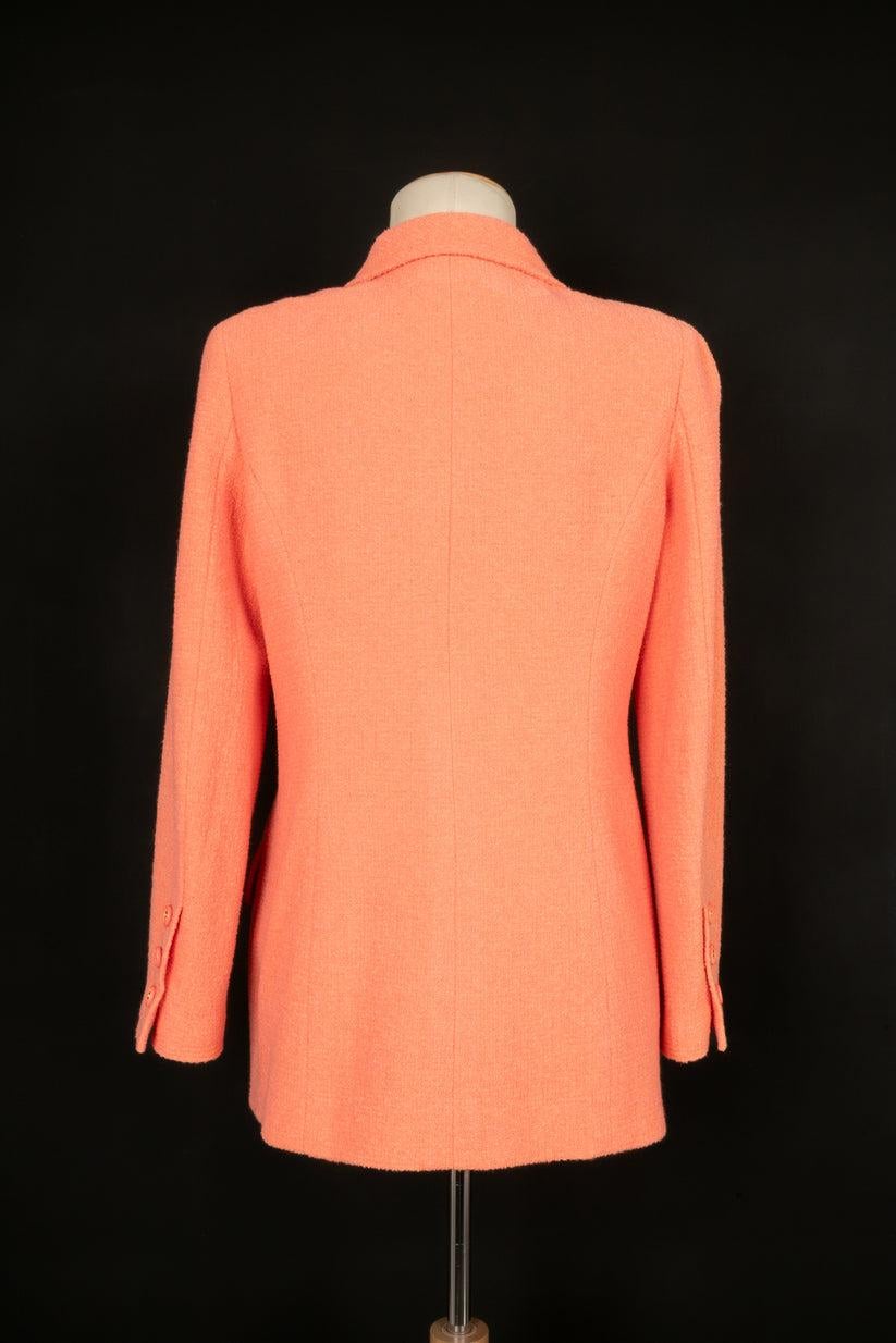 Chanel Tweed Blended Wool Jacket For Sale 2