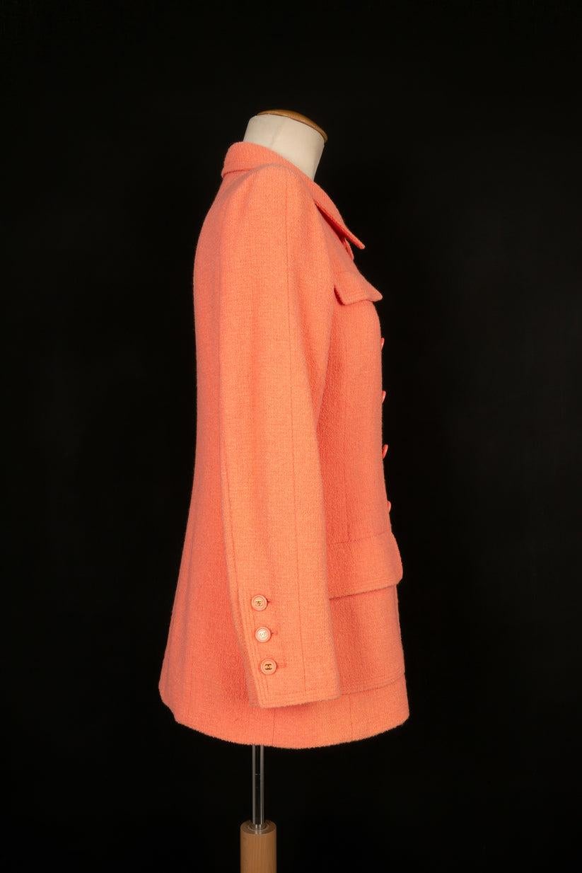 Chanel Tweed Blended Wool Jacket For Sale 4