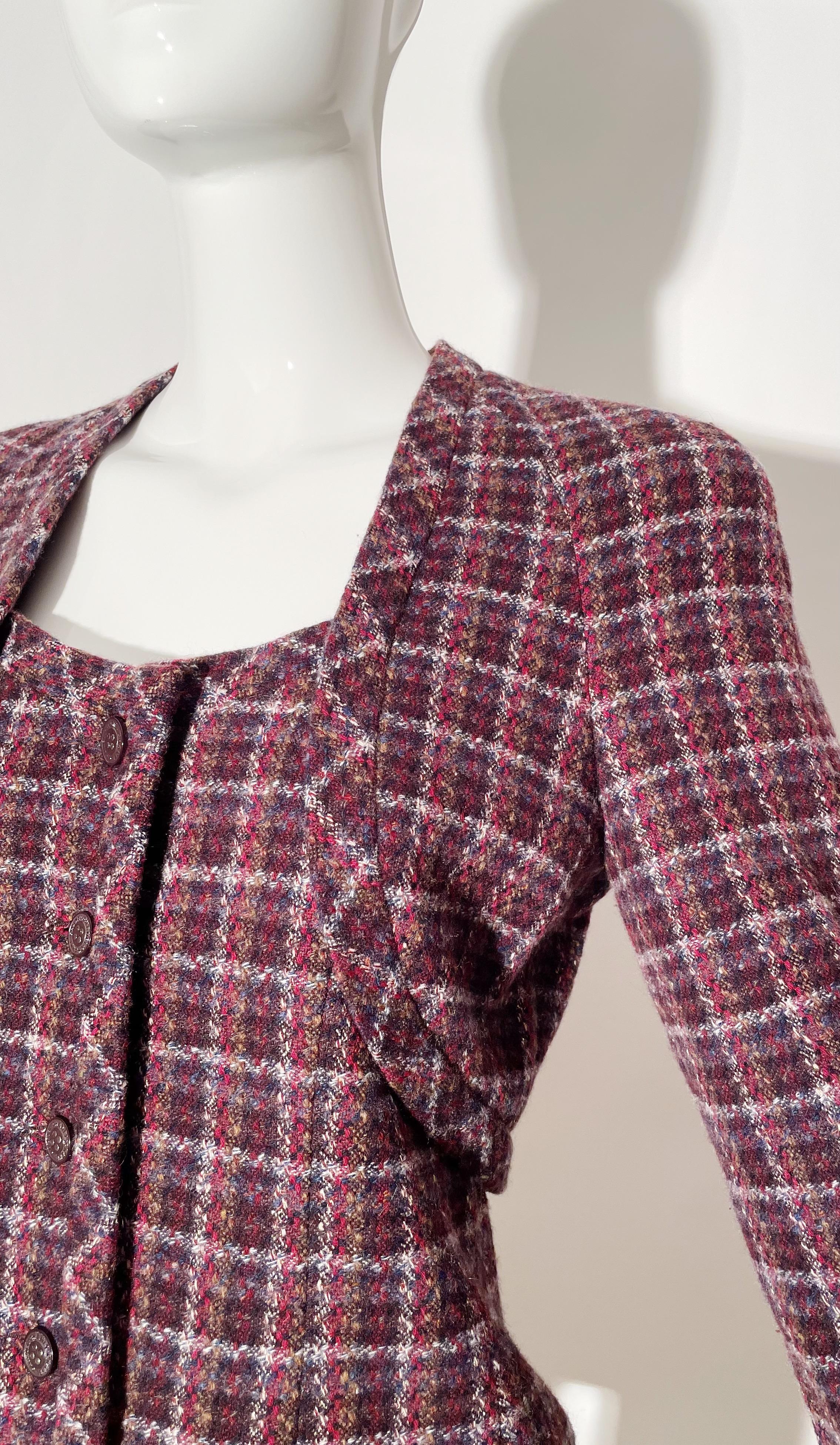 Women's Chanel Tweed Bustier Blazer  For Sale
