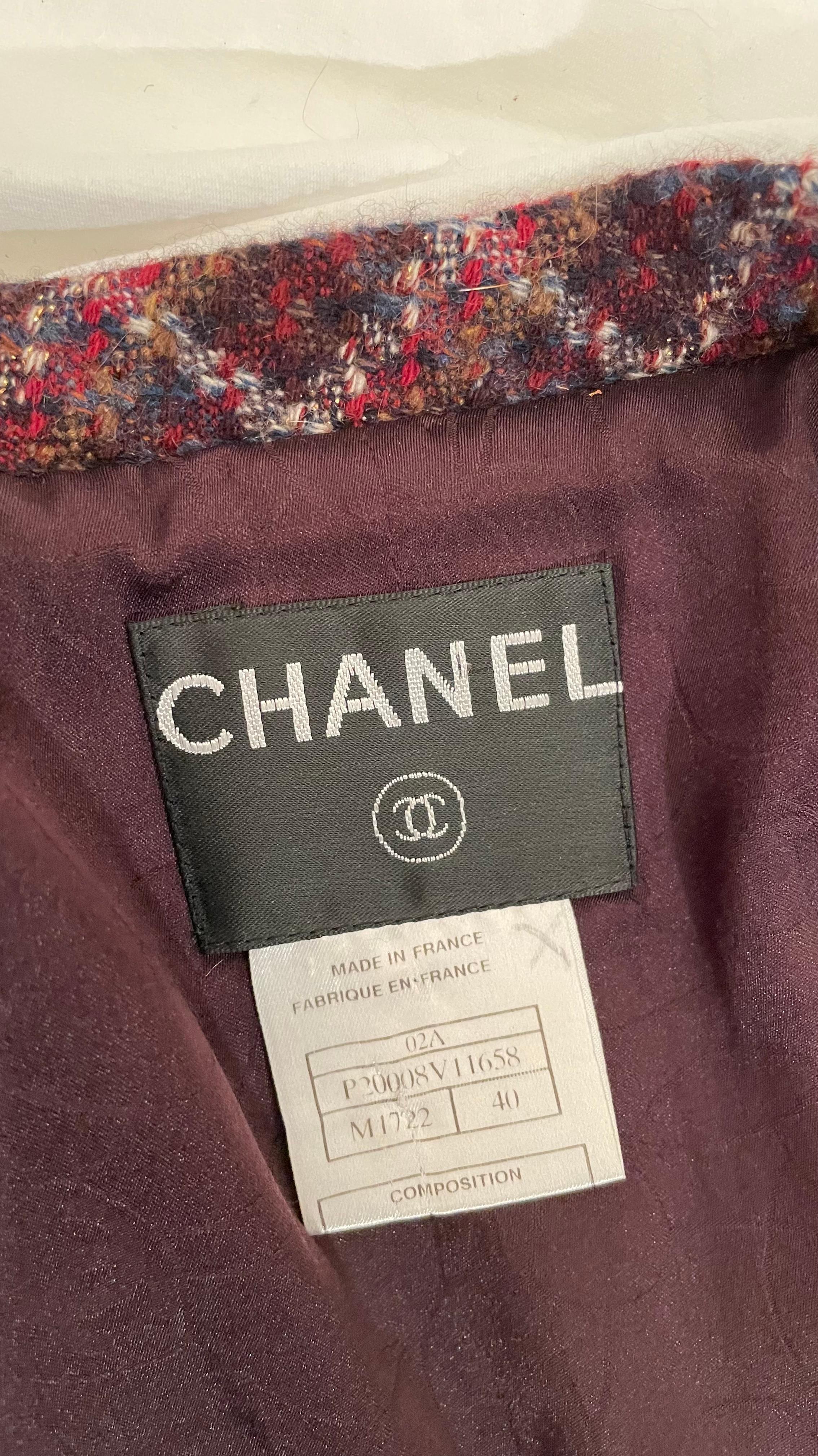 Chanel Tweed Bustier Blazer  For Sale 3