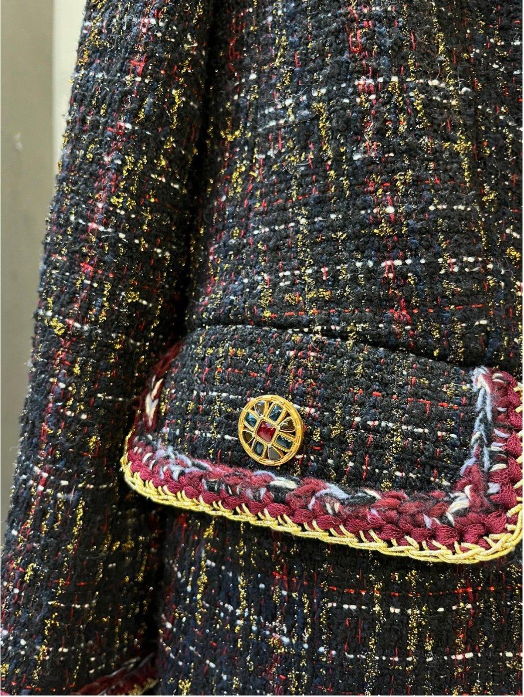 Chanel Tweed Coat For Sale 2