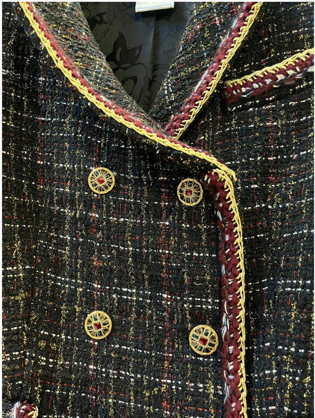 Chanel Tweed Coat For Sale 3