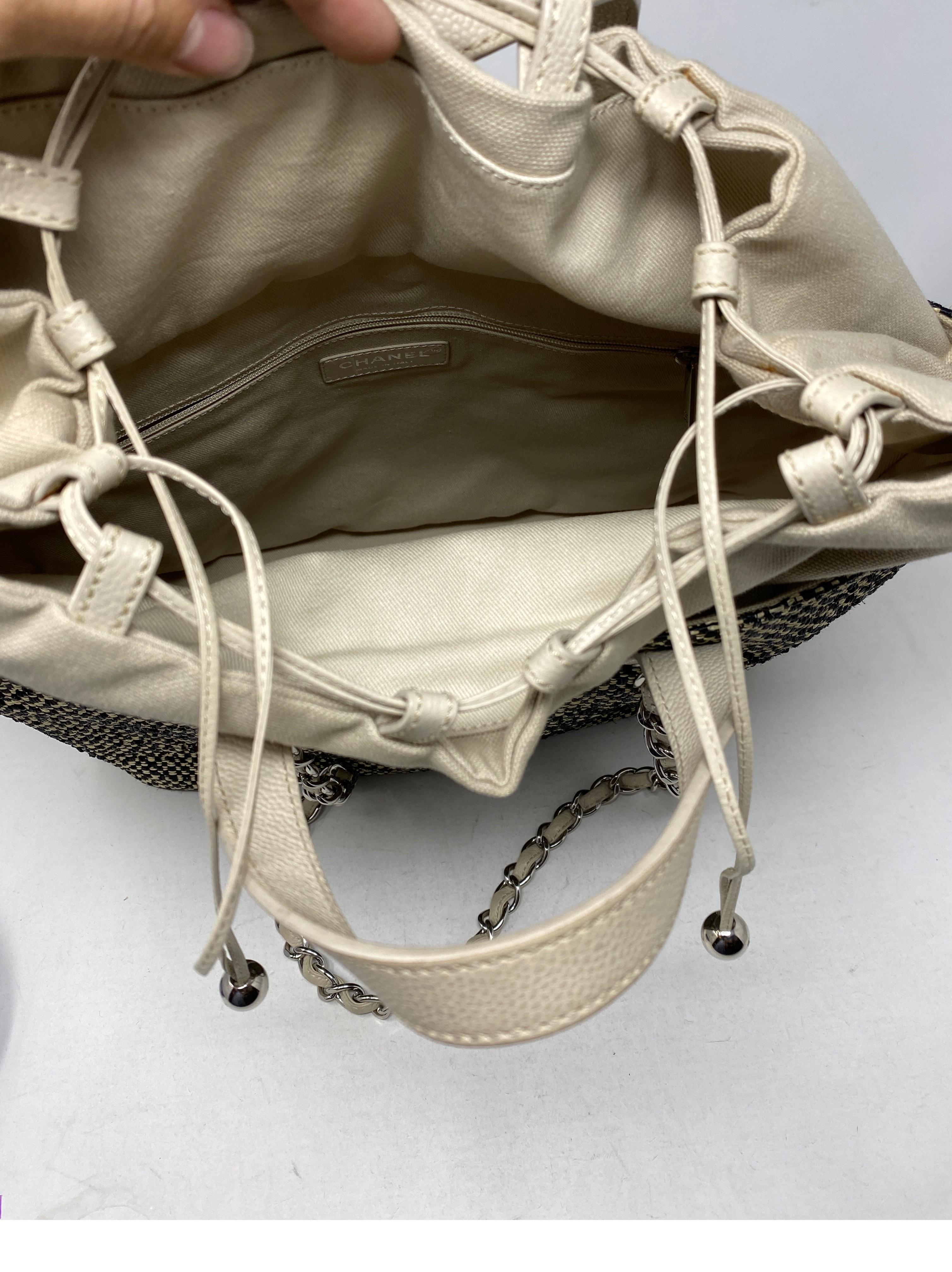 Chanel Tweed Cotton Tote Bag  5