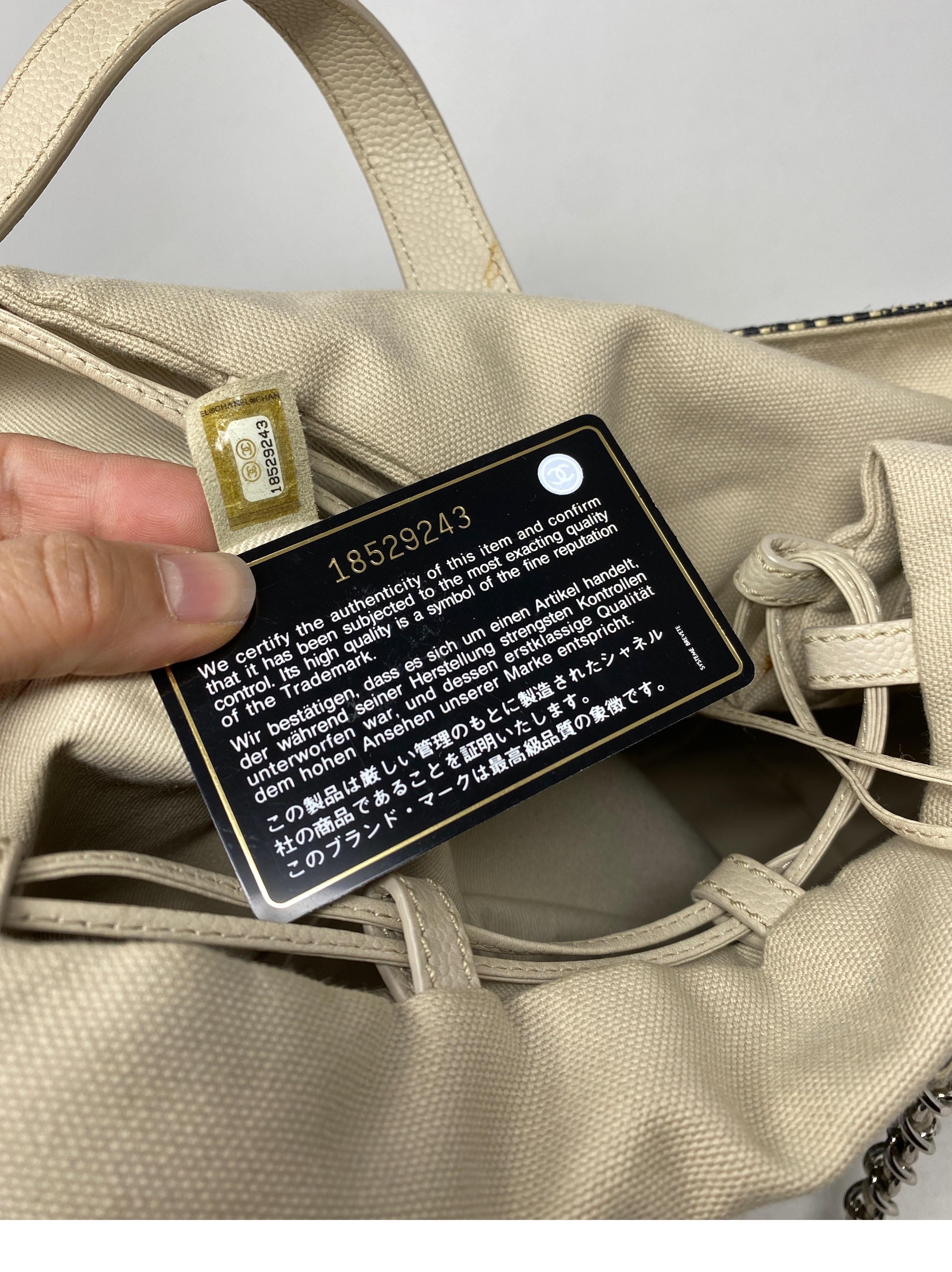 Chanel Tweed Cotton Tote Bag  6