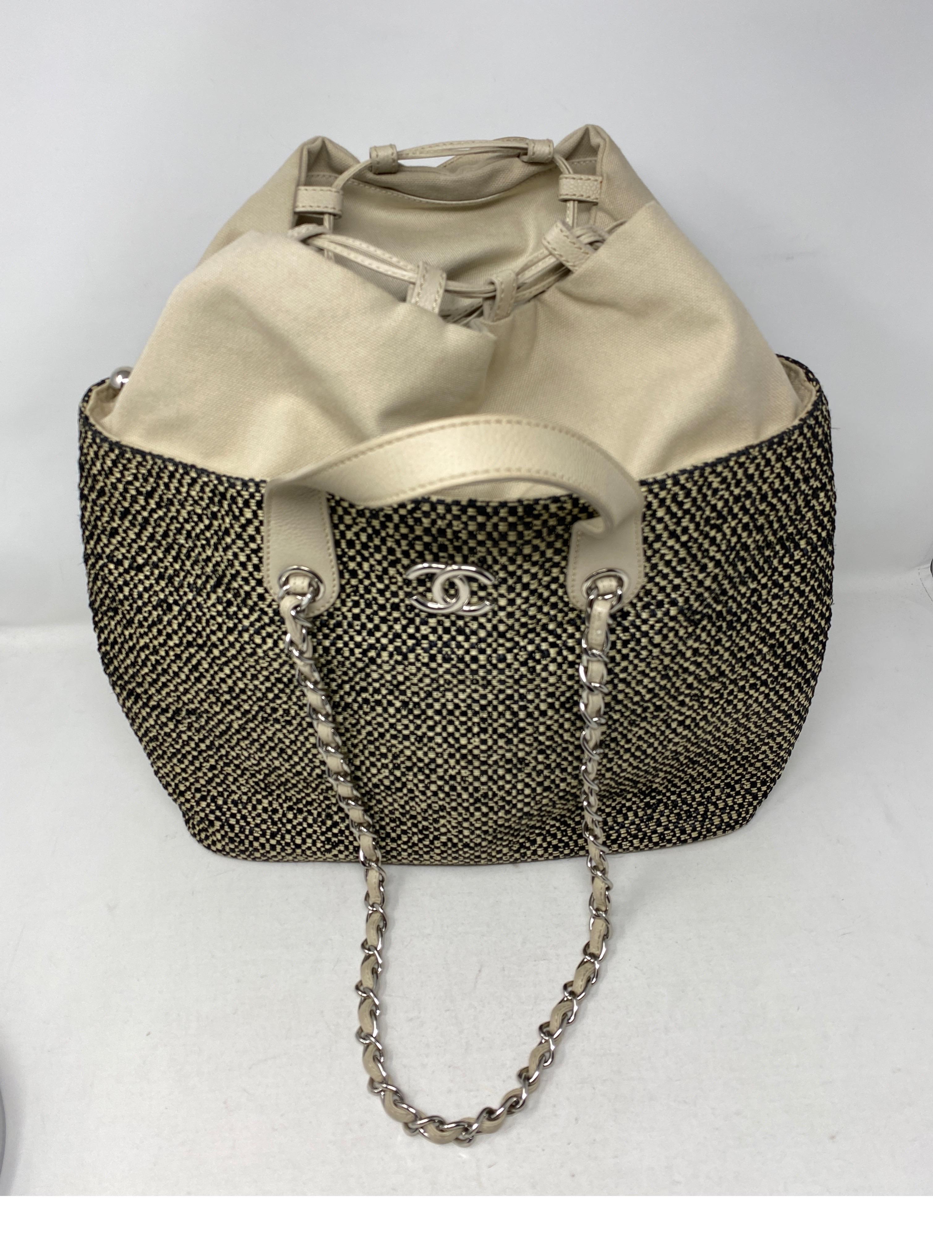 Chanel Tweed Cotton Tote Bag  7
