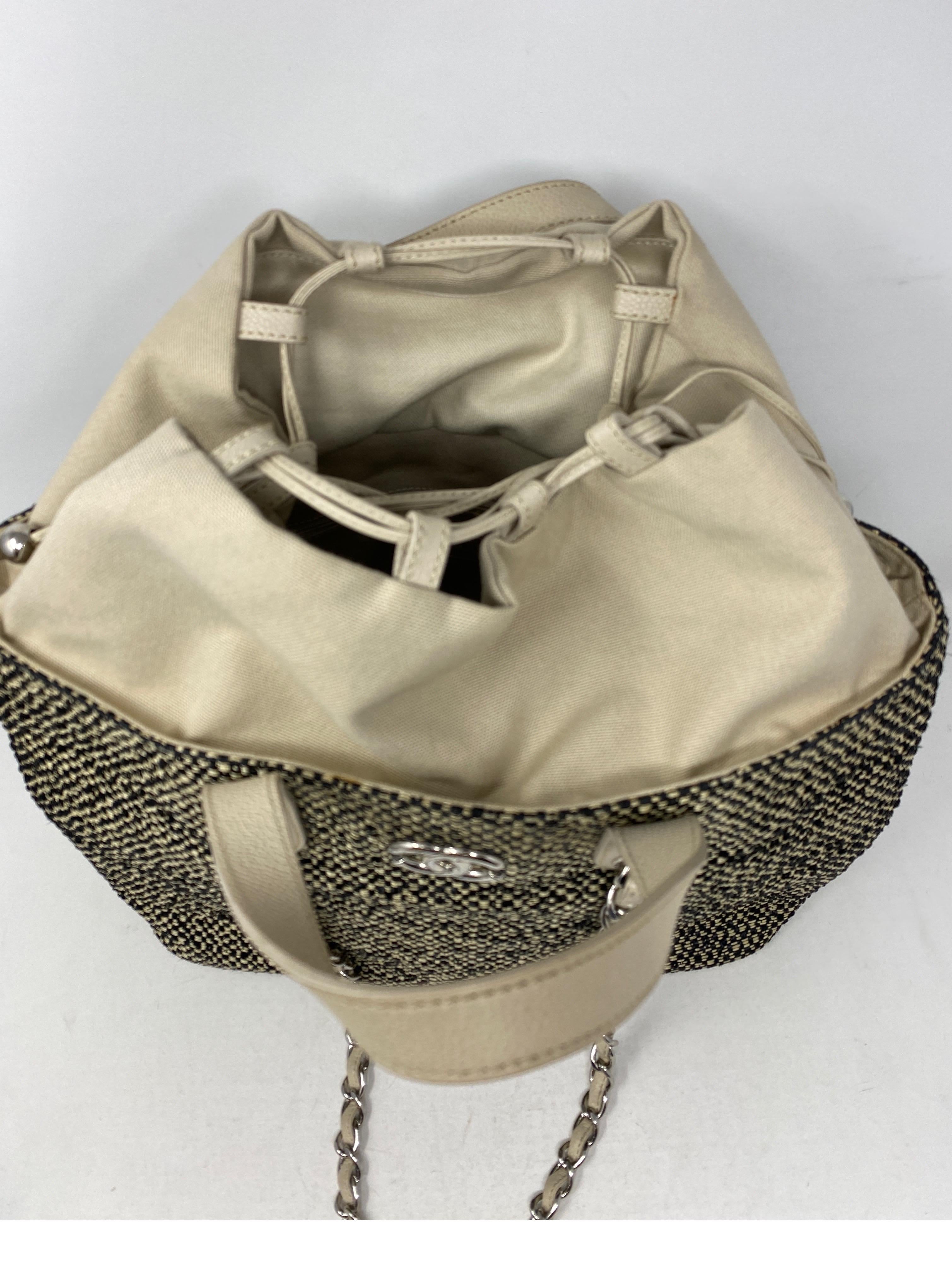 Chanel Tweed Cotton Tote Bag  8