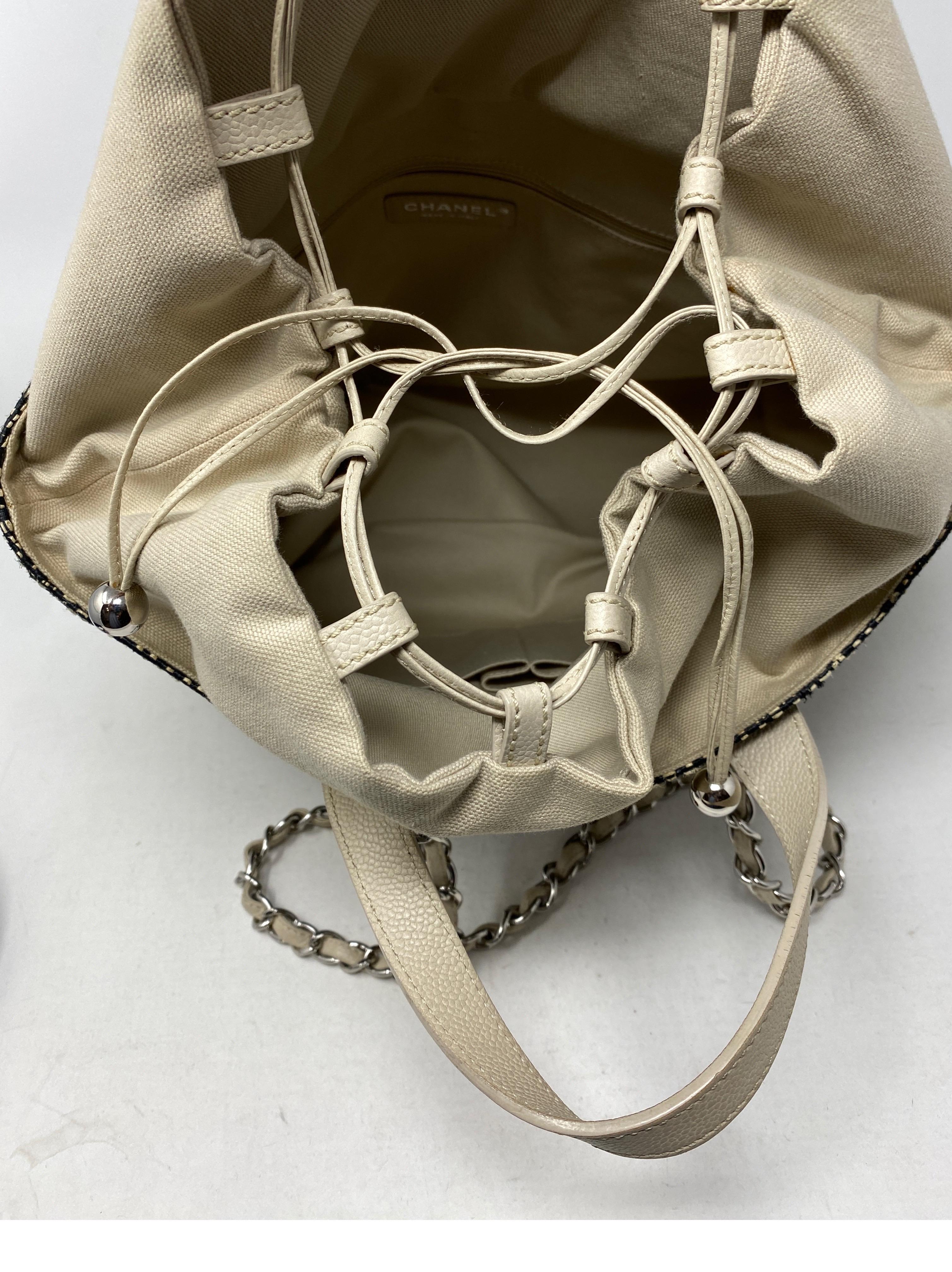 Chanel Tweed Cotton Tote Bag  9