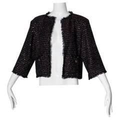 Veste boléro courte en tweed de Chanel