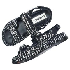 CHANEL Tweed DAD Sandals