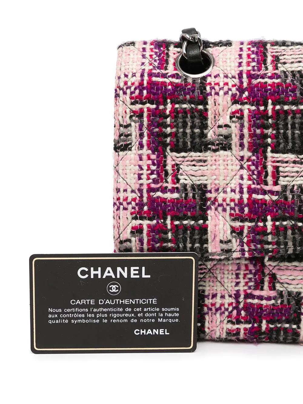 Women's Chanel Tweed Double Flap 