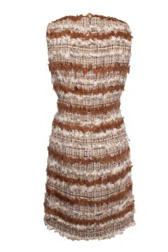 Chanel, tweed dress with goat hair
