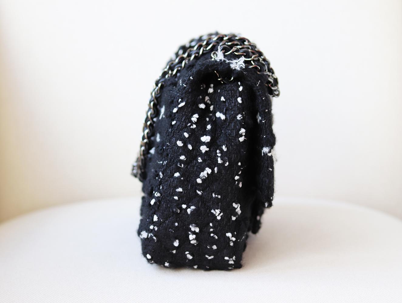 Women's Chanel Tweed Elementary Chic Flap Bag 