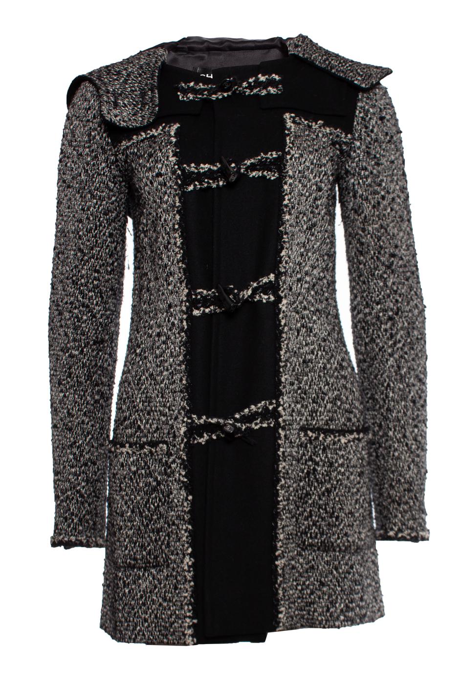 Chanel, tweed hooded monty coat. For Sale 5