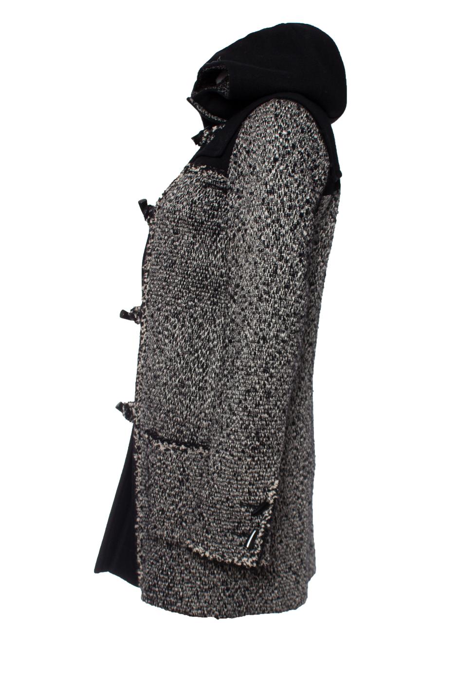 Chanel, tweed hooded monty coat. For Sale 2
