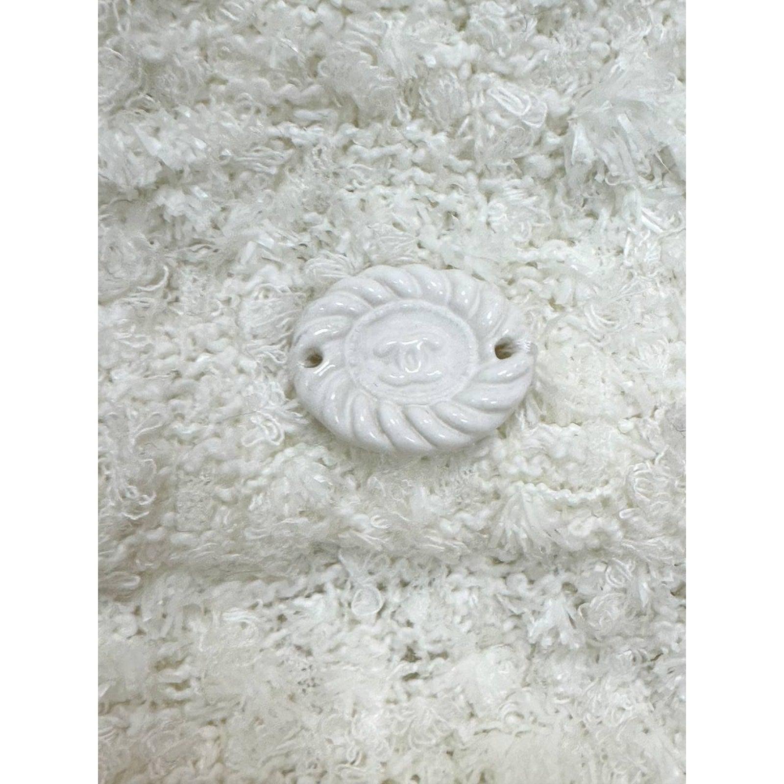 Chanel Tweed Elfenbein Mini-Rock Sz.40 im Angebot 2