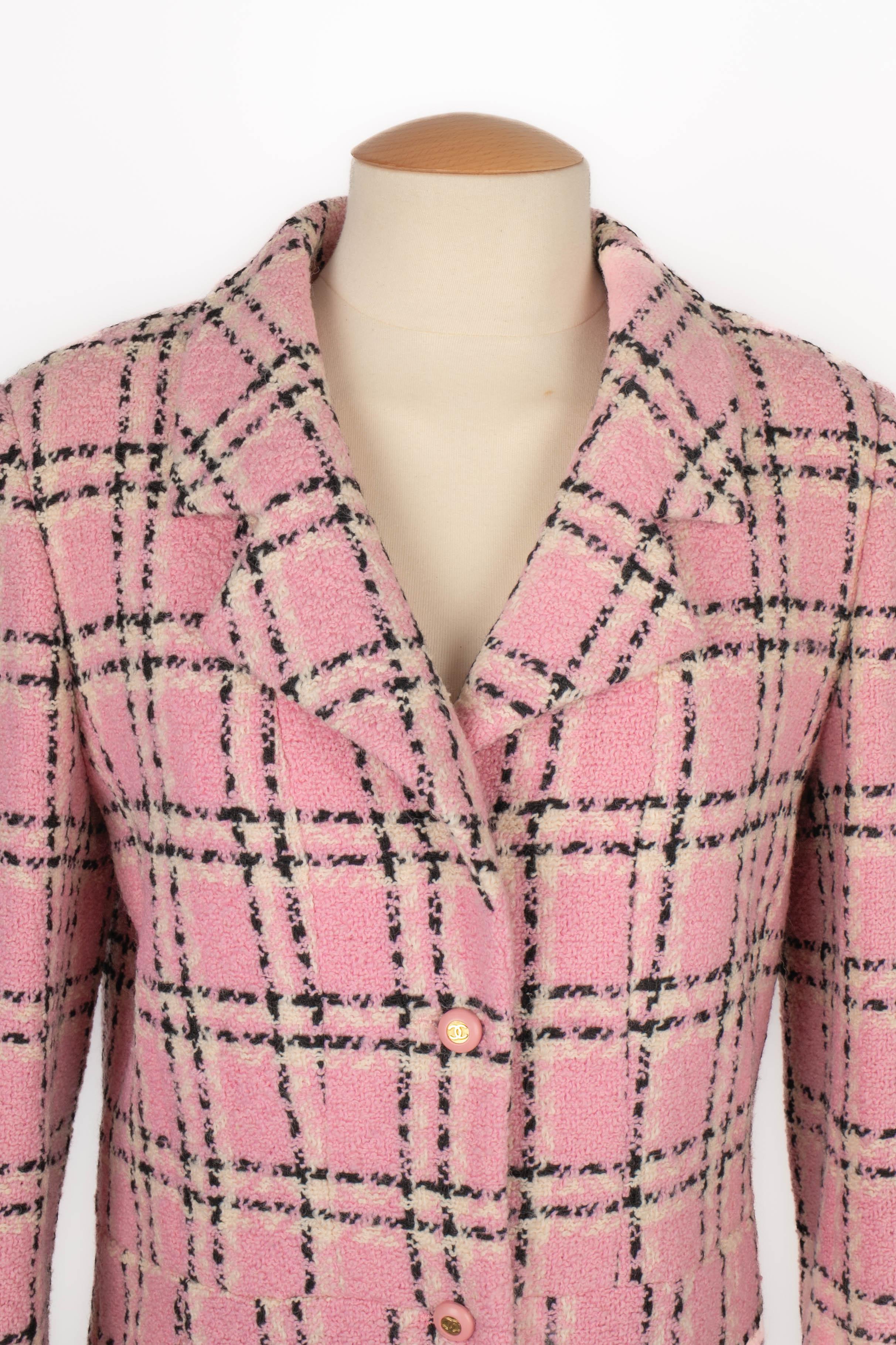 Chanel tweed jacket 1994 In Excellent Condition In SAINT-OUEN-SUR-SEINE, FR
