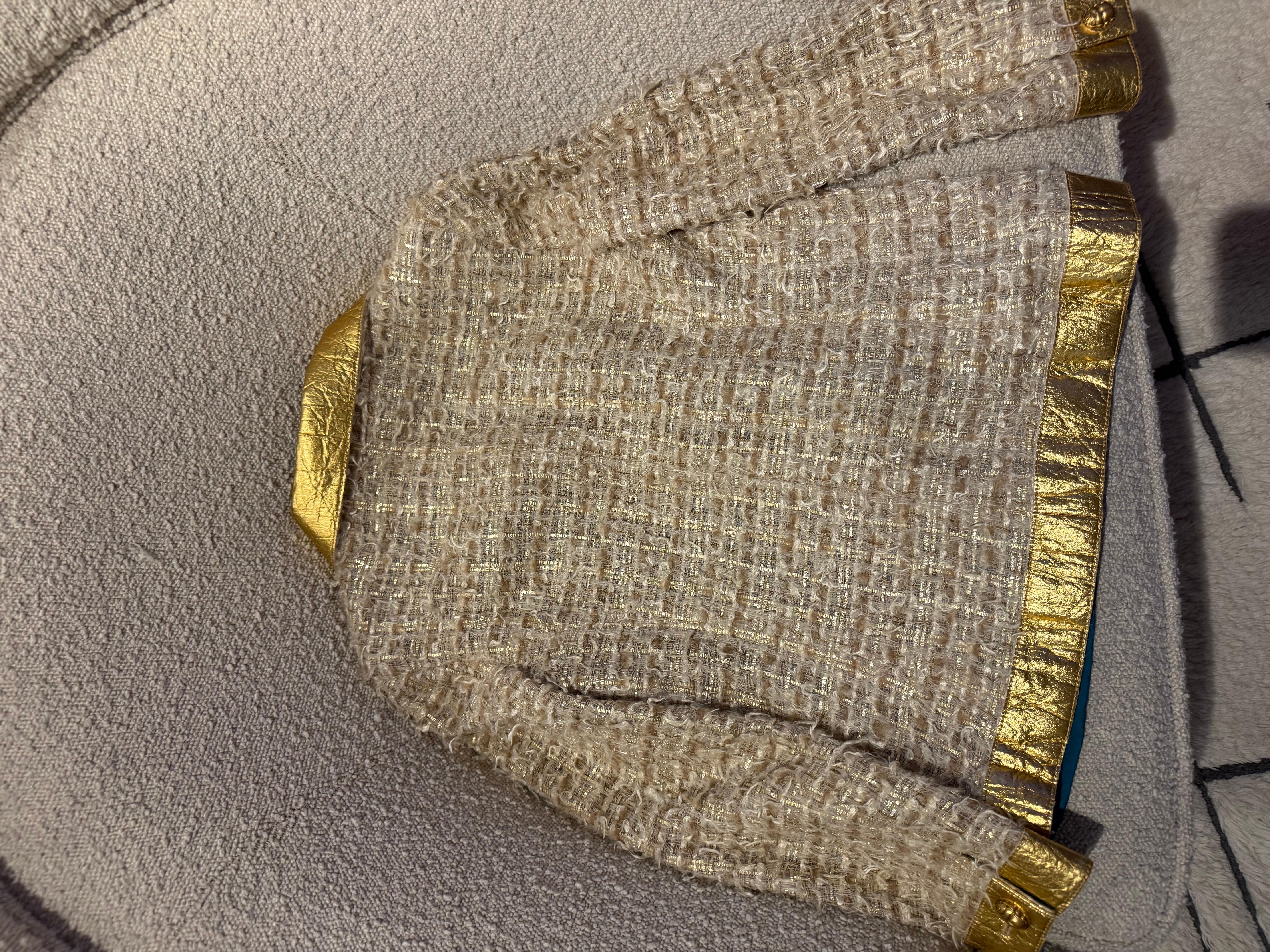 Chanel tweed jacket 2019 PARIS/EGYPT COLLECTION (Beige) im Angebot