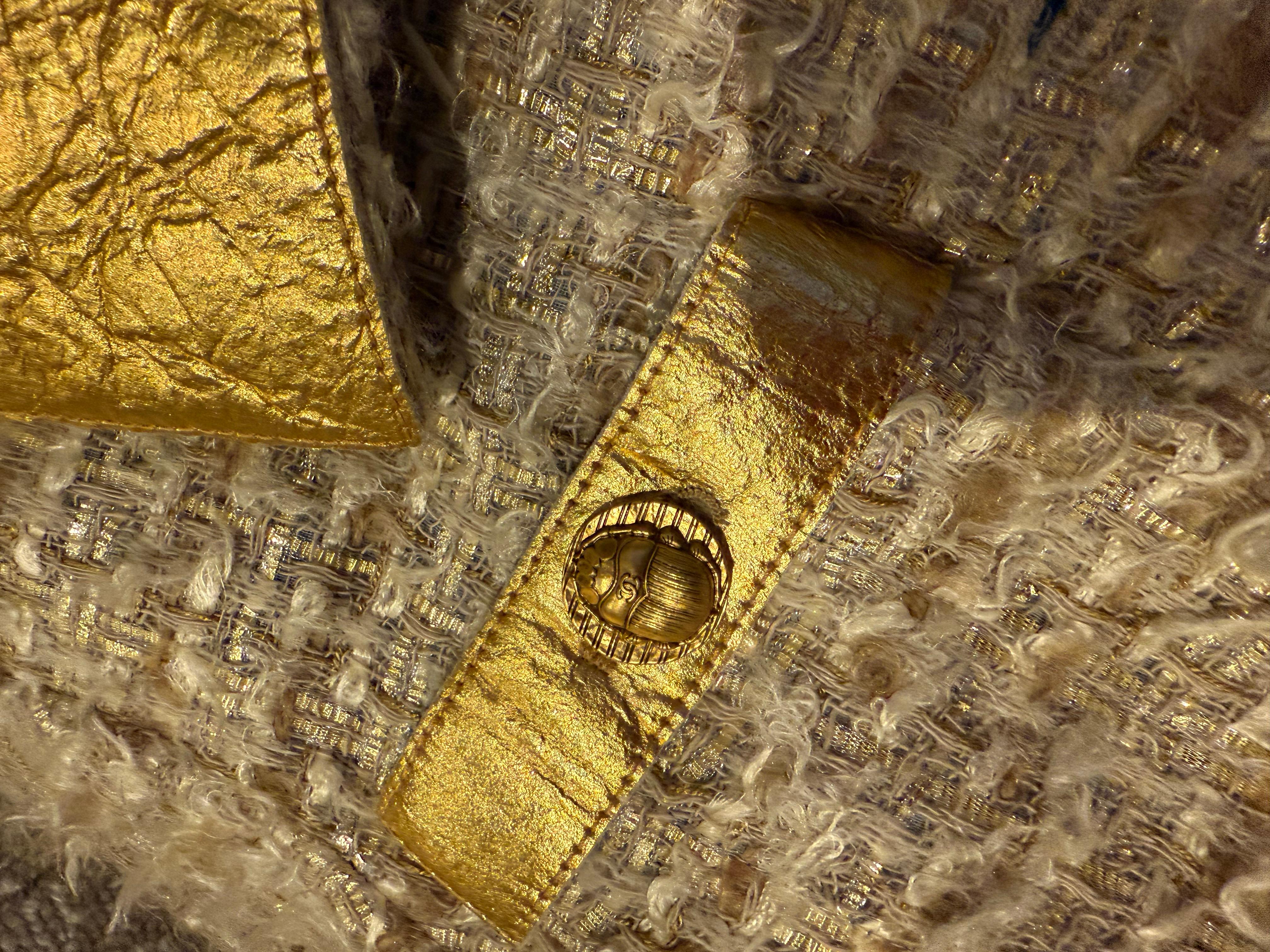Chanel tweed jacket 2019 PARIS/EGYPT COLLECTION im Angebot 2