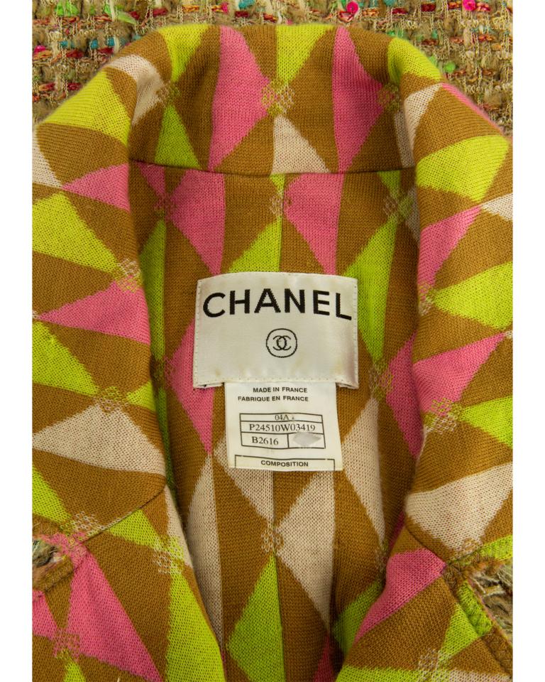 Veste en tweed Chanel automne/hiver 2004 en vente 7
