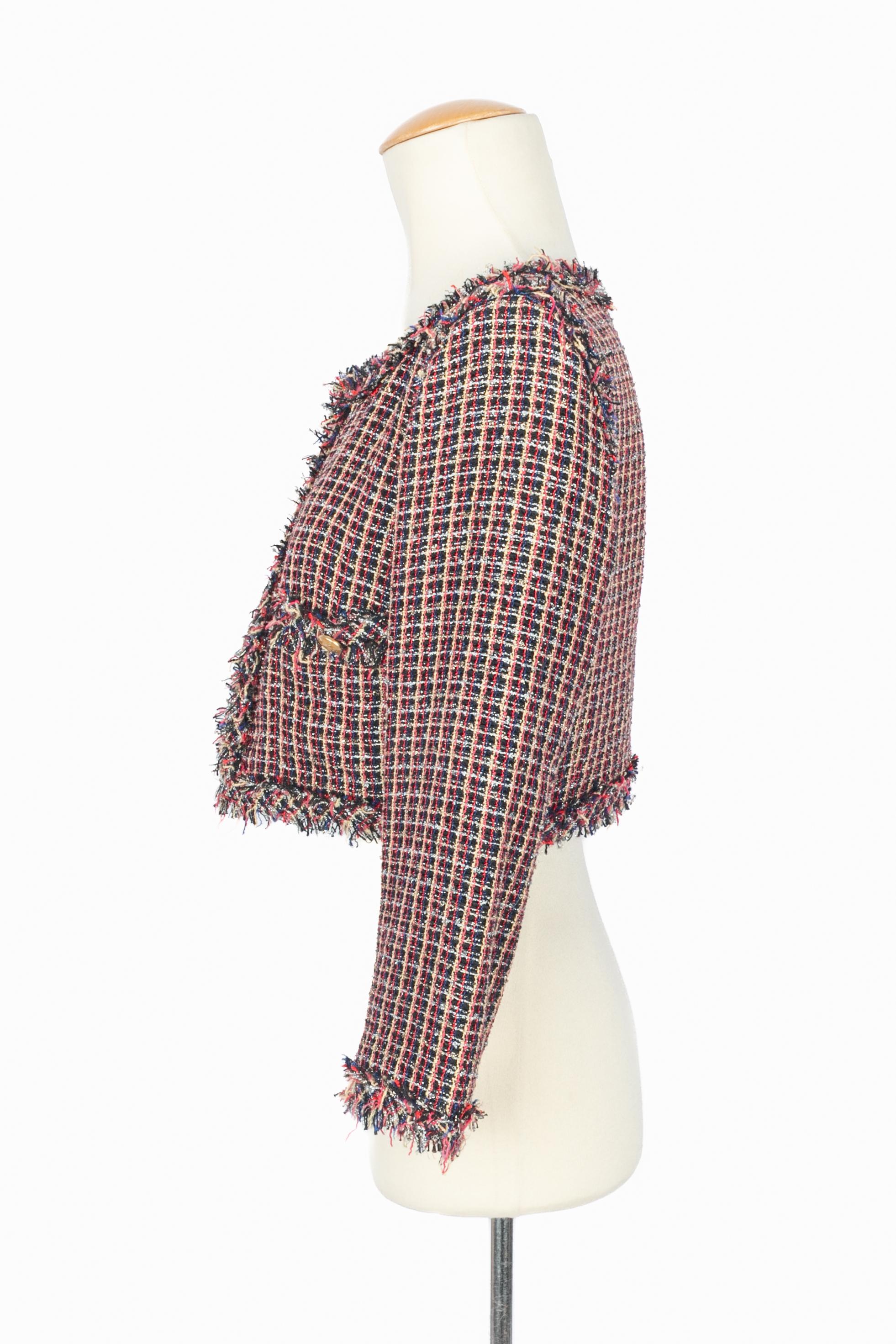 Veste en tweed Chanel Croisière 2011 Pour femmes en vente