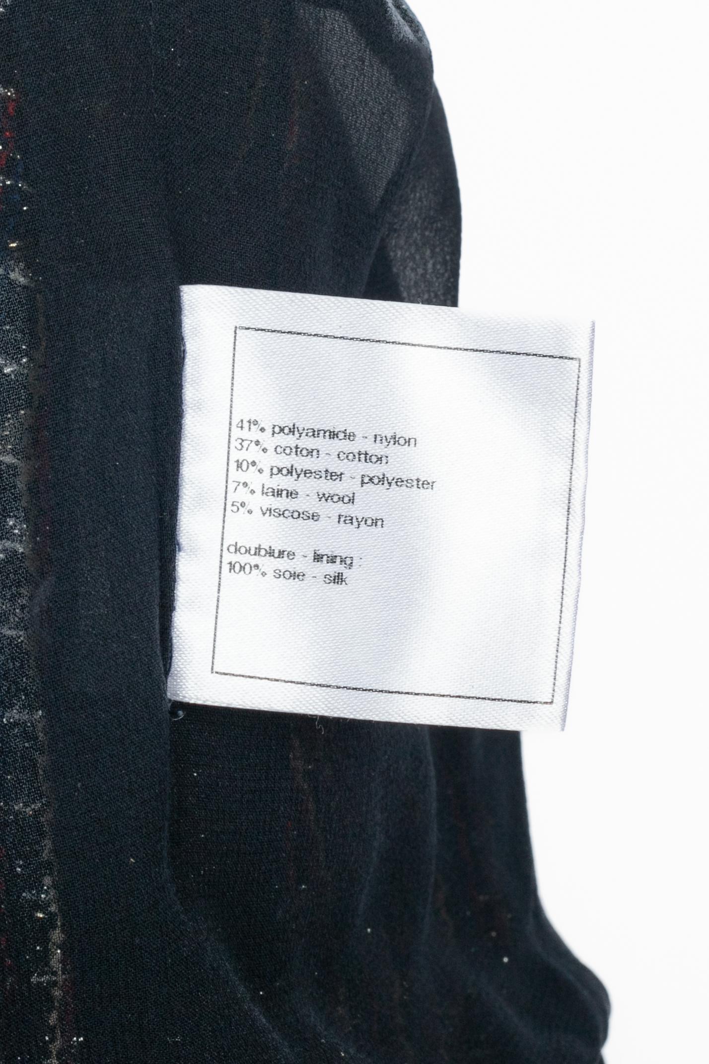 Veste en tweed Chanel Croisière 2011 en vente 4