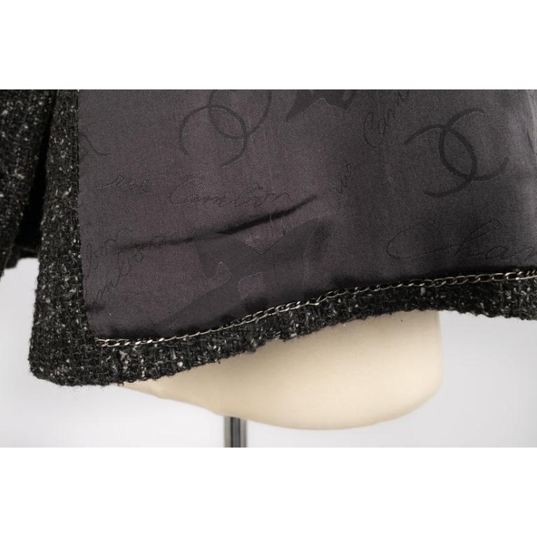 Chanel Tweed-Jacke aus Tweed im Angebot 7