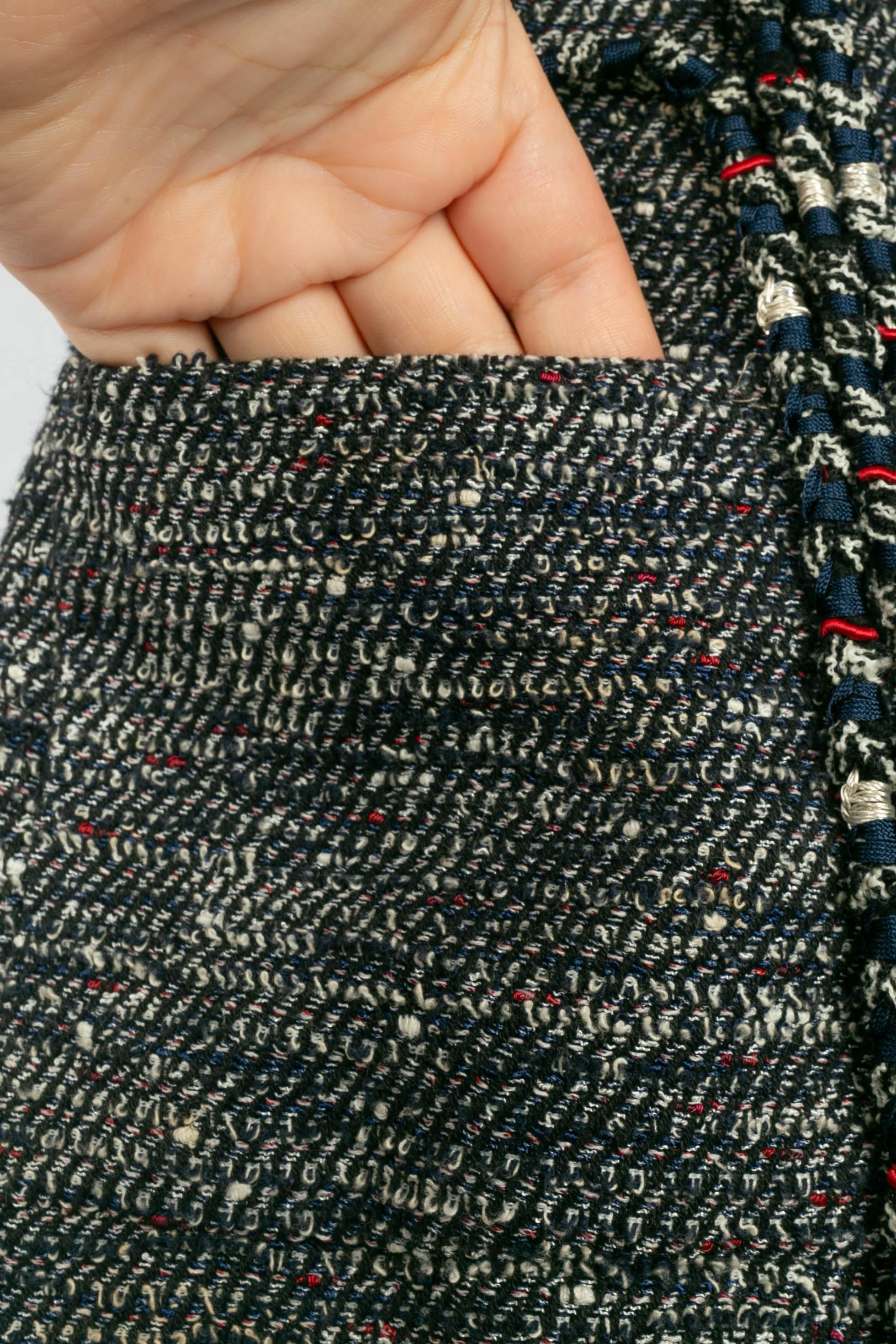 Chanel tweed jacket Excellent état - En vente à SAINT-OUEN-SUR-SEINE, FR