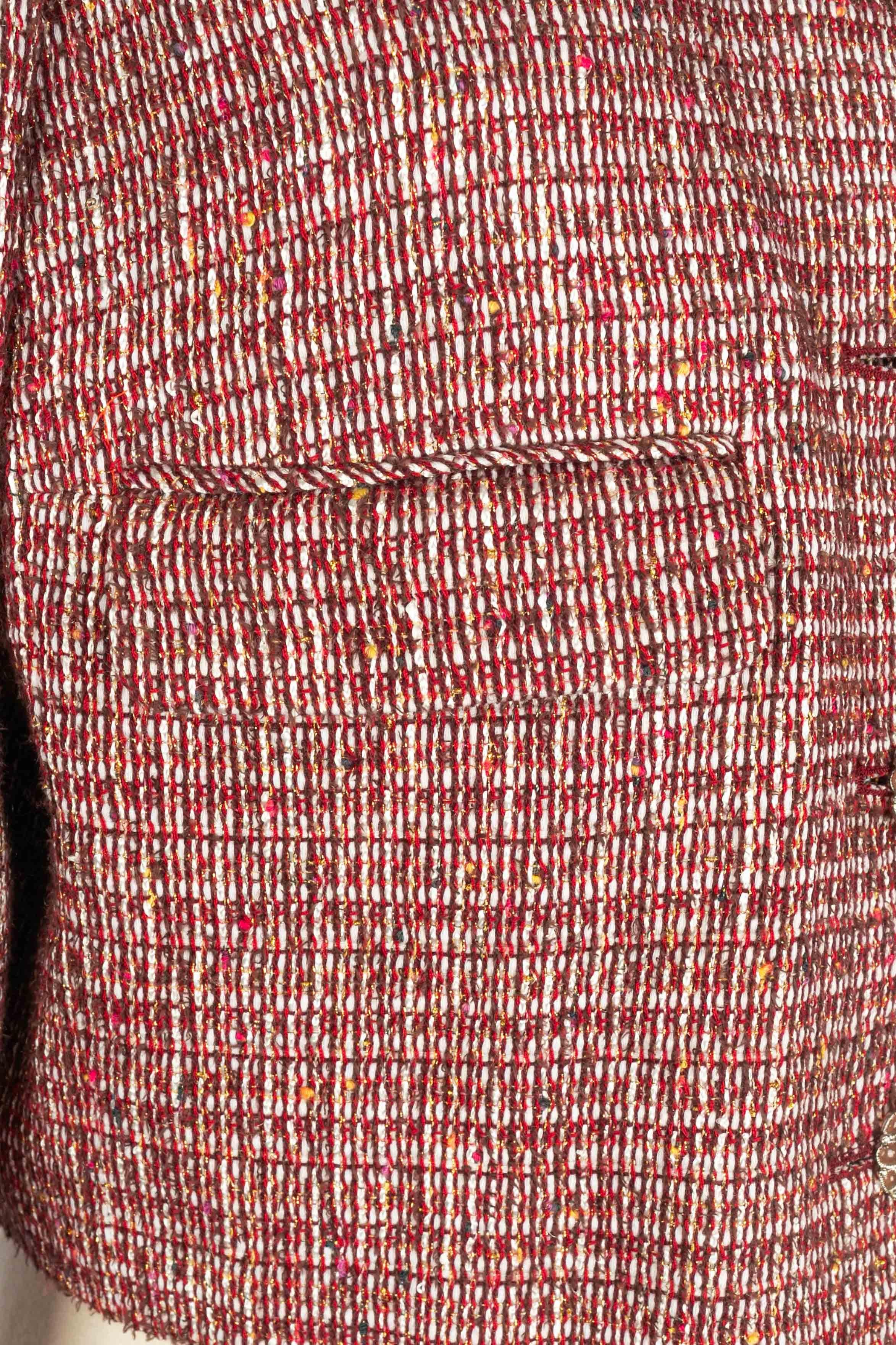 Giacca Chanel in tweed In condizioni ottime in vendita a SAINT-OUEN-SUR-SEINE, FR